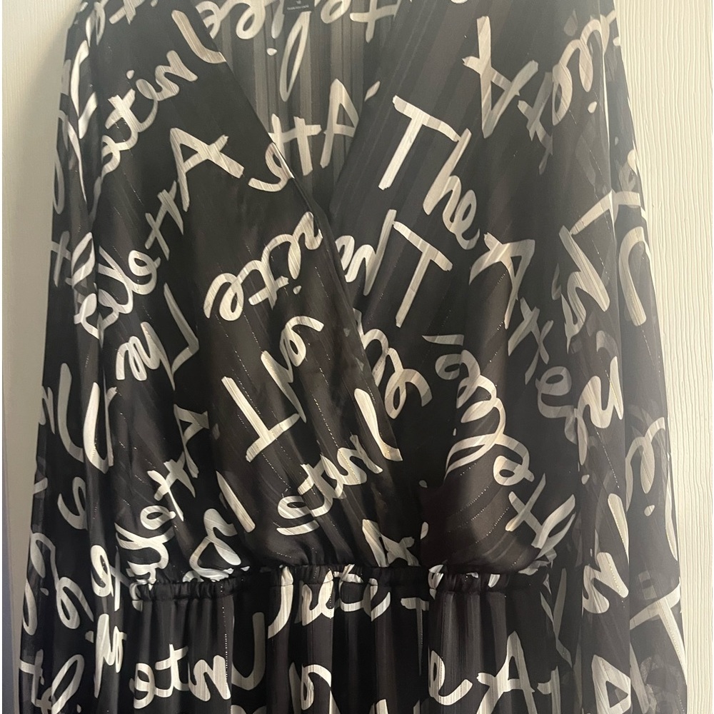 Black and white cute  Maxi dress.